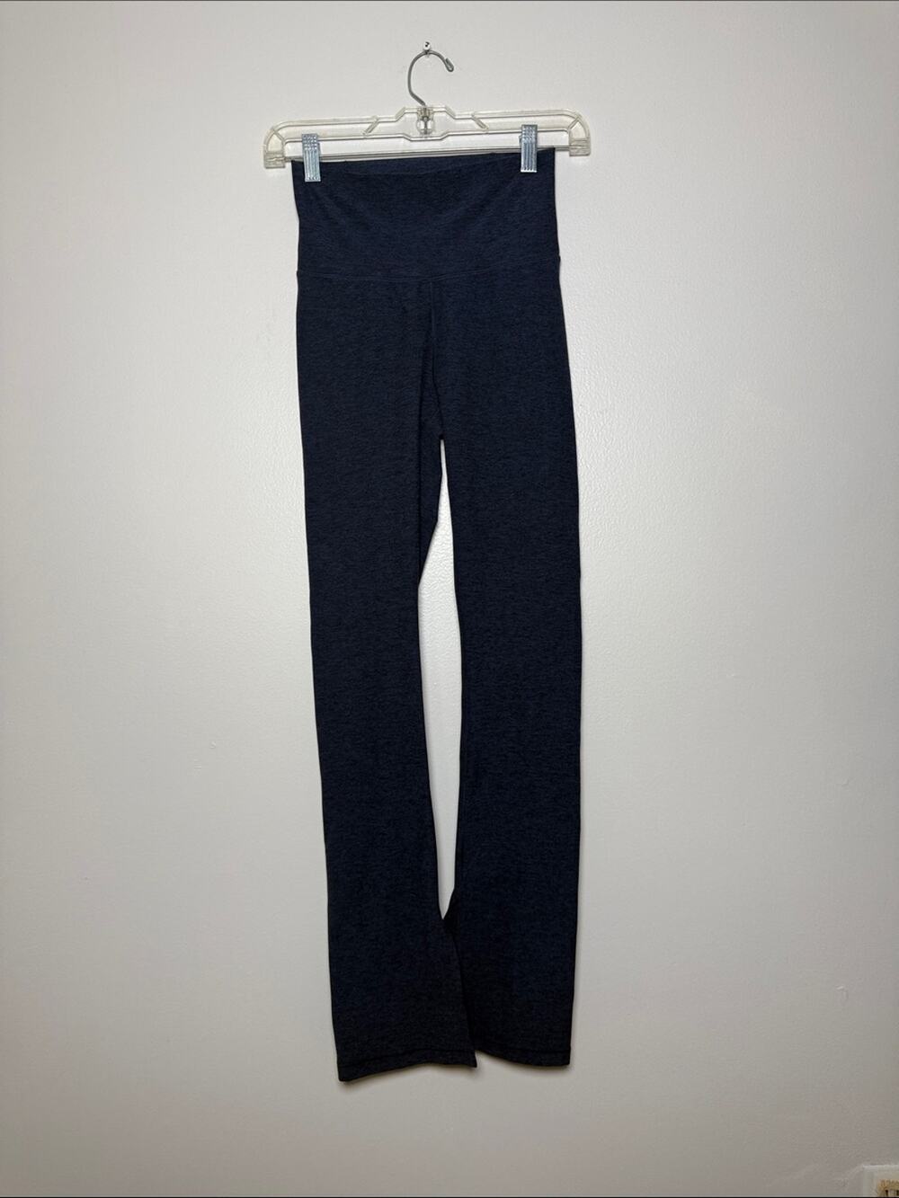 Calla Yoga Navy Heather High-Rise Leggings Size Small